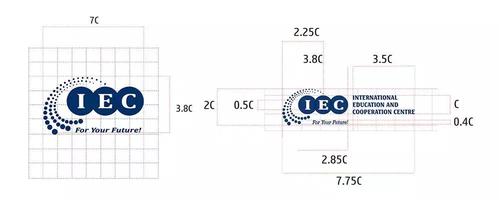 Thiết kế logo & nhận diện thương hiệu Viện Đào tạo và Hợp tác quốc tế (IEC)