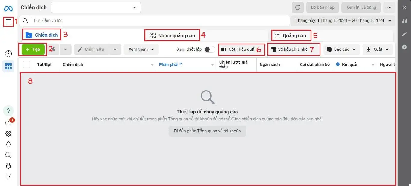 trình quản lý quảng cáo facebook