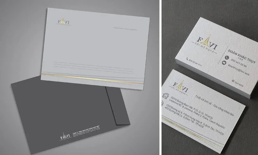 thiết kế nhận diện thương hiệu favi