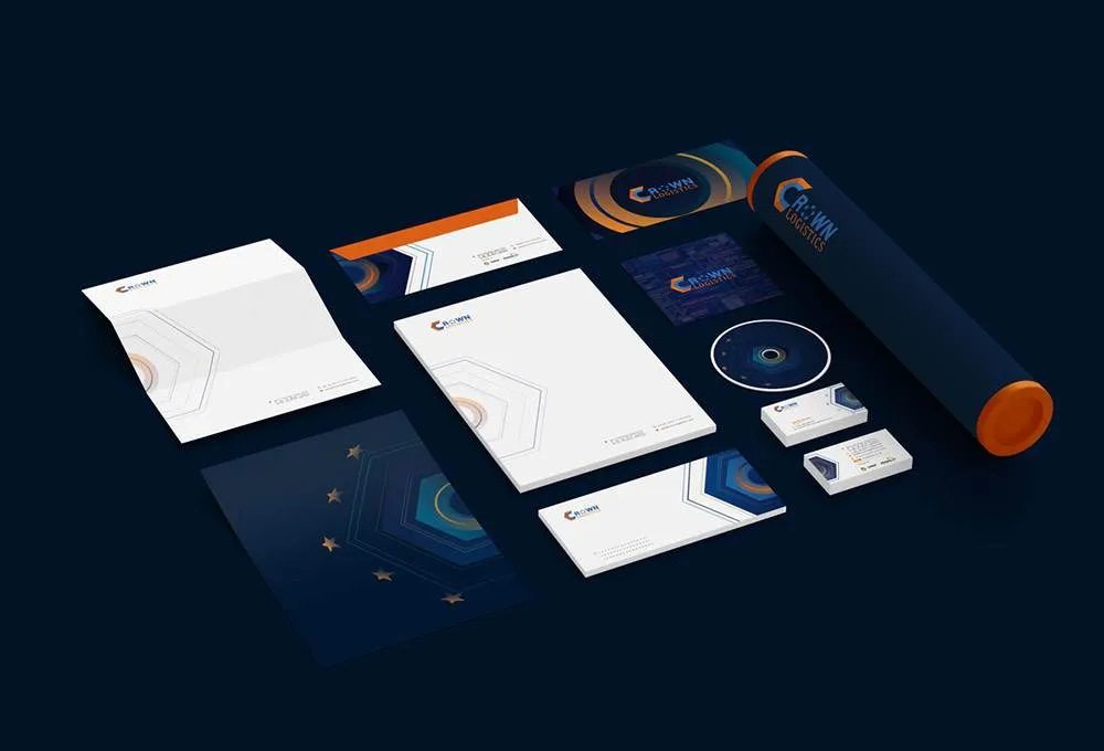 Thiết kế nhận diện thương hiệu Công ty Crown Logistics