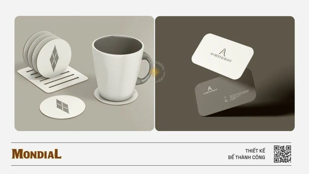 Bộ nhận diện thương hiệu nhà hàng An restaurant