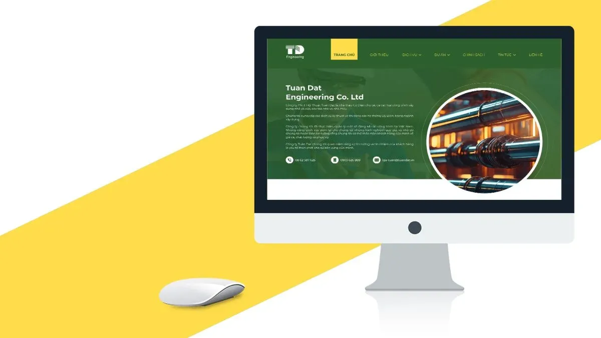 thiết kế website Tuấn Đạt - marketing