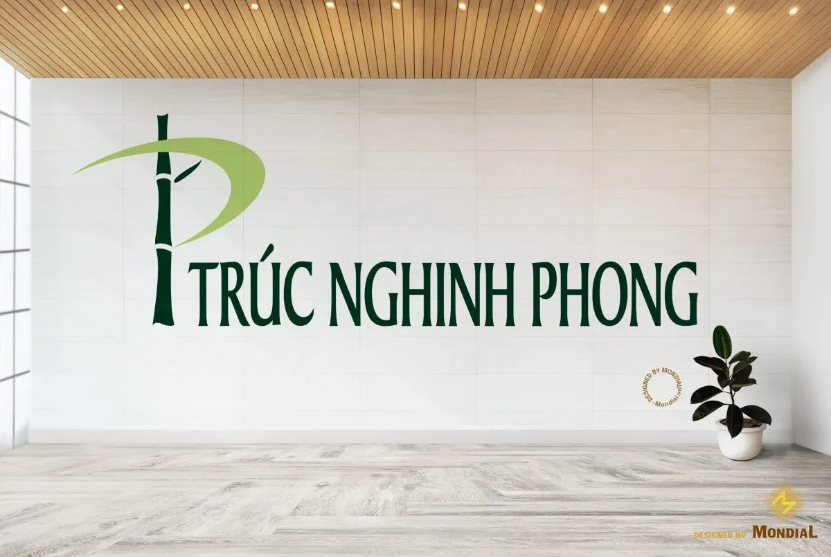 thiết kế logo trúc nghinh phong