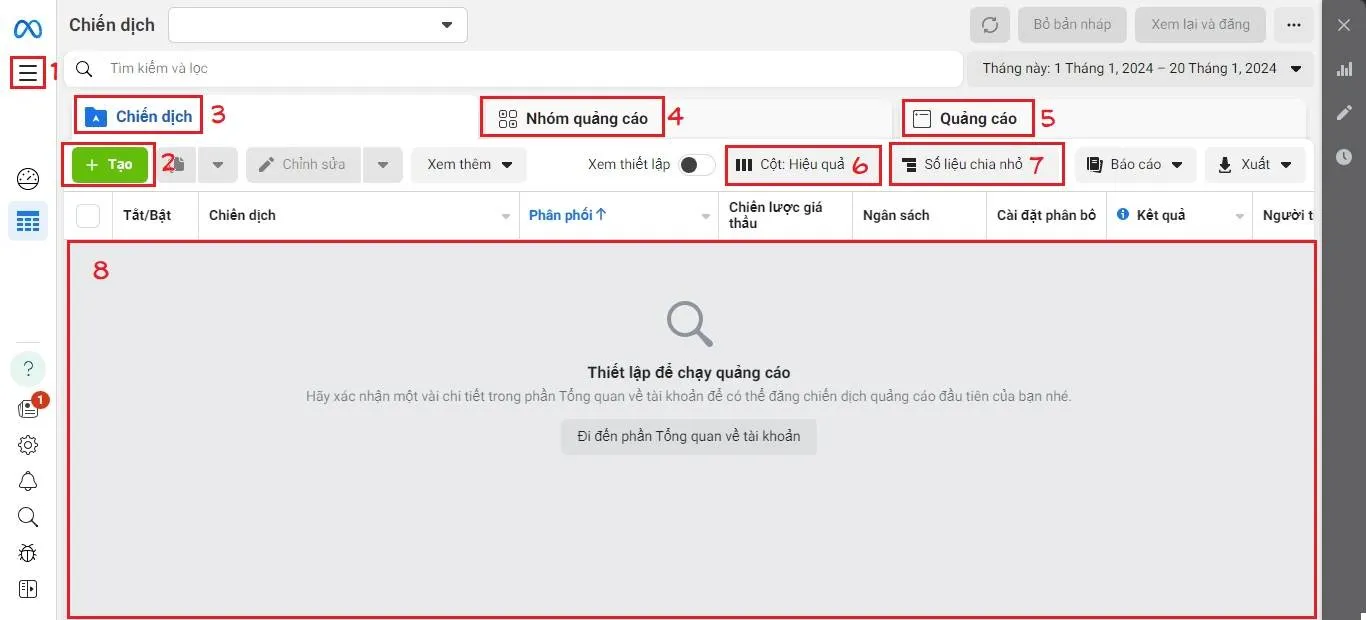 trình quản lý quảng cáo facebook