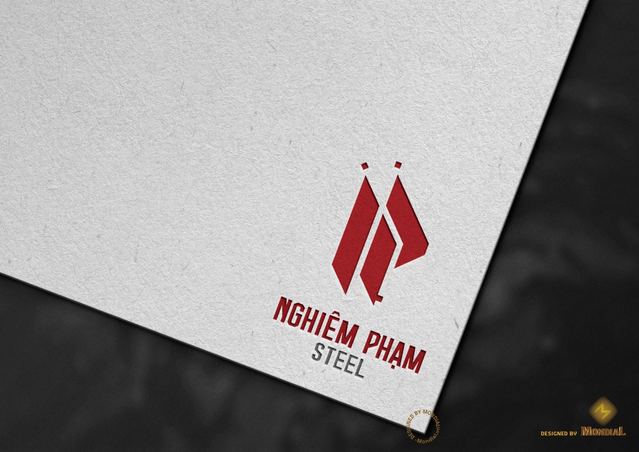 logo nghiêm phạm - mondial agency