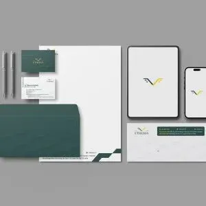 thiết kế logo etheria - mondial agency