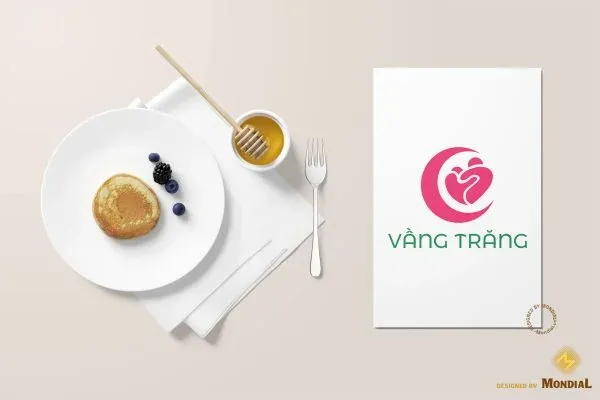 thiết kế logo thương hiệu vầng trăng
