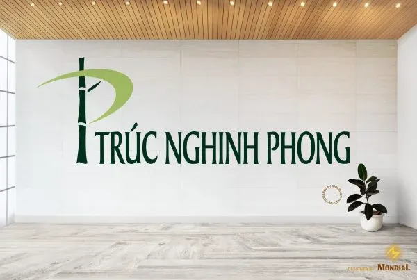 thiết kế logo trúc nghinh phong