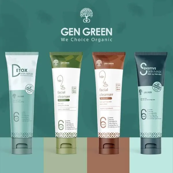 thiết kế bao bì gen green