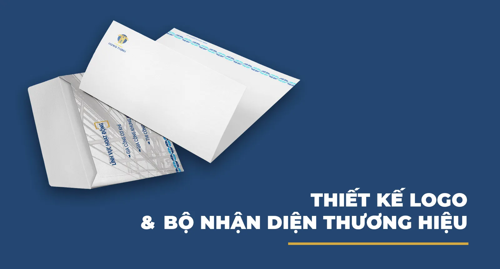 thiết kế logo và bộ nhận diện thương hiệu cơ khí hưhg thịnh