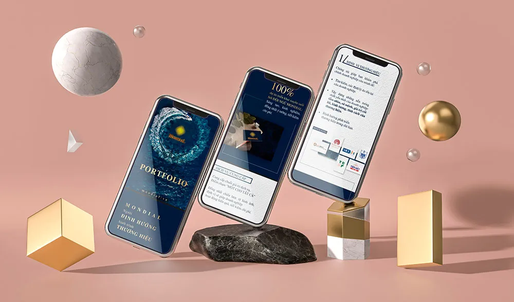 thiết kế web thương hiệu chuẩn mobile