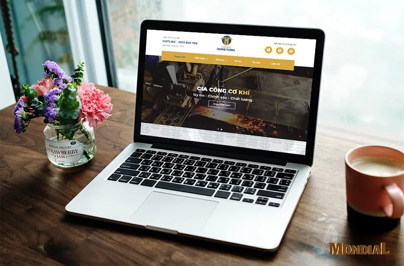 thiết kế website thương hiệu