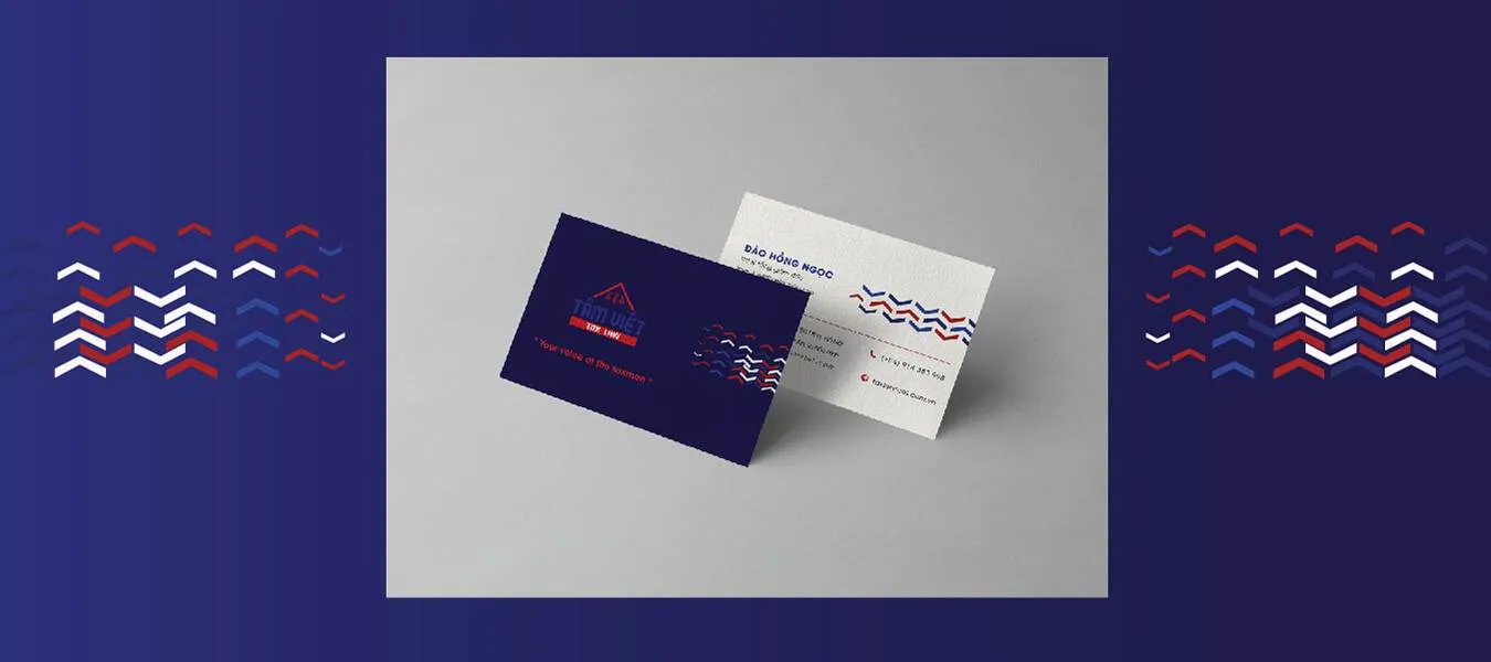 thiết kế danh thiếp Công ty thuế Tâm Việt