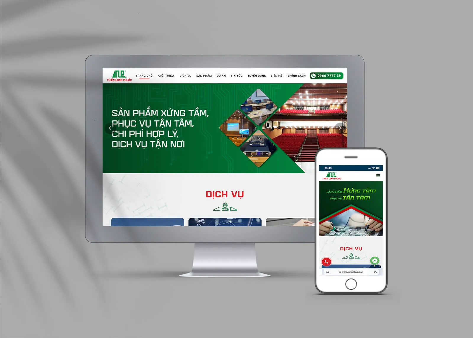 dịch vụ thiết kế website thương hiệu